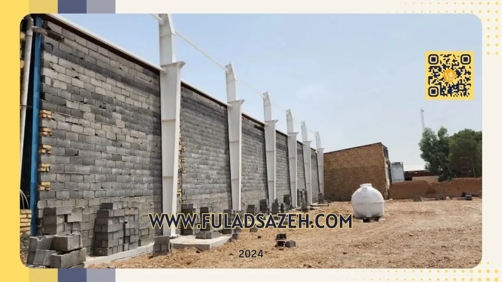 سوله با دهانه 25 متری جرثقیل 5 تن - 09132860726