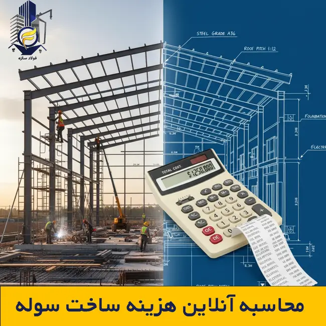 محاسبه آنلاین هزینه ساخت سوله