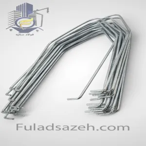 خرید قلاب گالوانیزه برای نصب میلگرد بستر